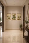Limon Temalı 3’lü Ahşap Dekoratif Tablo Seti – Vintage Akdeniz Mutfak Salon Duvar Dekoru