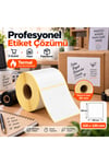 100x100 mm Rulo Ribonsuz/ Termal Barkod Etiketi 40 mm Masura 500 Sarım