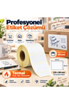 100x120 mm Rulo Ribonsuz Termal Barkod Etiketi 40 mm Masura 400 Sarım