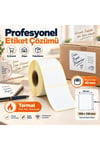 100x150 mm Rulo Termal Ribonsuz Barkod Etiketi 40 mm Masura 350'li Sarım