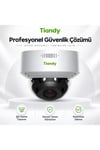 2 MP Motorize IR Dome IP Kamera 2.8-12 mm Lens Dahili Mikrofon PoE IP66