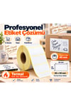 50x30 Rulo Ribonsuz Termal Barkod Etiketi 40 mm Masura 1000 Sarım