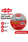 Çift Taraflı Köpük Bant 36 mm x 5 mt