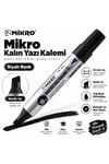 Kesik Uç Siyah Markör Kalem 10 Mm