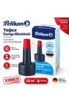 Kırmızı Yağsız Damga ve Kaşe Mürekkebi 28 ml