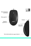 M90 USB Optik Kablolu Mouse, Siyah 910-001793