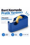 Mavi Masaüstü Bant Dispenseri Bant Kesici Aparat