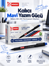 Mavi Silgili Asetat Marker Kalem 12'li Paket