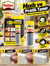 Tamir Express Güçlü Tamir Macunu 48 gr - Hızlı Yapıştırma, Dolgu ve Tamir Macunu