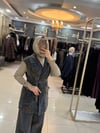 Butik Arya İşleme Detaylı Denim Yelek