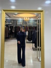 Butik Arya Omuz Detaylı Lacivert İkili Takım