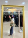 Goblen Desenli Blazer Ceket