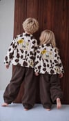 Ceketli Kahverengi Gabardin Pantolon 2'li Takım 