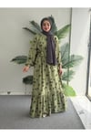 KARAHİNDİBA MANGO UZUN ELBİSE
