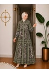 NURGÜL VİSKON UZUN ELBİSE