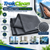 TrakClean Premium Mikrofiber Cam ve Ayna Temizlik Bezi 3'lü set