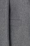 Gri Slim Fit Klasik Erkek Blazer Ceket