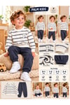% 100 Coton Bebek & Çocuk Alt Üst Eşofman Takımı 10 ( Beden Ölçüleri Açıklama Kısmında Mevcuttur. )