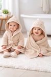 % 100 Pamuk 0 - 24 Ay Kutu İçerisinde Bornoz seti 2410 2473