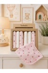 %100 Coton 7li Bebek Ağız Silme Mendili