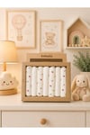 %100 Coton 7li Bebek Ağız Silme Mendili