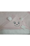 Bebe Wersoft 3 İplik Triko İçi Polar lı Kışlık Kapüşonlu Battaniye 90 x 80 cm