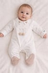 Erkek Bebek Şapkalı Tulum 2li set 1097