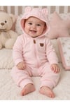 Kapüşonlu içi Polarlı Bebe Tulumu 252334