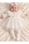 KIZ BEBEK ABİYE MEVLÜT ELBİSESİ 4021