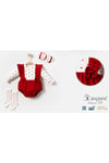 KIZ BEBEK KALPLİ ROMPER ( BANDANA ÇORAP ) AKSESUARLI 2068
