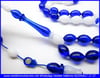  Özel İşçilik Mavi Beyaz Plexiglass Tesbih İzmirlim