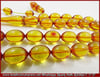 Avusturya Zar Kehribar Tesbih 8*12 mm Ciğerparesi 