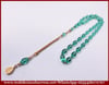 ZAR KEHRİBAR TESBİH 6x11 mm ALTIN KOZALI BABİEL