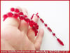 ATEŞ KEHRİBAR TESBİH 9*11 mm İSMİNİZE ÖZEL AİLE İŞİ