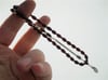6X10 mm MOR ATEŞ-İ SIKMA KEHRİBAR TESBİH