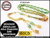 ZAR KEHRİBAR TESBİH 5*10,5 mm ALTIN PÜSKÜLLÜ ŞEHZADE ABDULLAH 