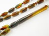 4.5X10.5 mm BUKALEMUN RENKLİ SIKMA KEHRİBAR TESBİH