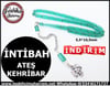 ATEŞ KEHRİBAR TESBİH 5,5*10,5 mm İNTİBAH