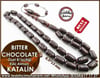 Katalin tesbih 8,5*13 mm Bitter Chocolate