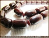 Katalin tesbih 8,5*13 mm Bitter Chocolate