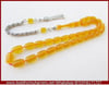 SIKMA KEHRİBAR TESBİH 6x10 mm BAL KÖPÜĞÜ