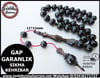 SIKMA KEHRİBAR TESBİH 11*11 mm GAP GARANLIK