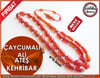 Ateş Kehribar Tesbih 6*9,5 mm Caycumalı Ali