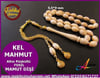MAMUT DİŞİ TESBİH 5,5*9 mm ALTIN PÜSKÜLLÜ KEL MAHMUT