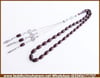 SIKMA KEHRİBAR TESBİH 6*10,5 mm YEMEN KAHVESİ