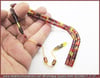 Kesme Sıkma Kehribar Tesbih 5,5*10 mm Leblebi Tozu 