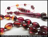 Renkli Sıkma Kehribar Tesbih 7*10 mm Faryalı 