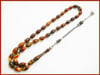 6X11 mm TAYF RENKLİ SIKMA KEHRİBAR TESBİH