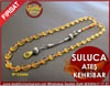 Ateş Kehribar Tesbih 6*11 mm Kazaziye Kamçılı Suluca 