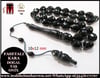 ONİX TAŞ TESBİH 10x12 mm FASETALI KARA ELMAS